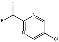 Pyrimidine, 5-chloro-2-(difluoromethyl)- Structure