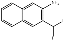 3-(Difluoromethyl)naphthalen-2-amine 구조식 이미지