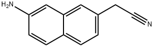 2-(7-Aminonaphthalen-2-yl)acetonitrile Structure