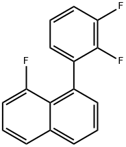 1-(2,3-Difluorophenyl)-8-fluoronaphthalene Structure