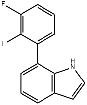 7-(2,3-Difluorophenyl)indole Structure