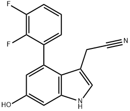 5-Hydroxy-6-(perfluorophenyl)indole Structure