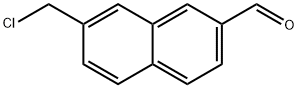 2-(Chloromethyl)naphthalene-7-carboxaldehyde 구조식 이미지