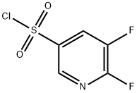 5,6-difluoropyridine-3-sulfonyl chloride 구조식 이미지