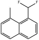 1-(Difluoromethyl)-8-methylnaphthalene 구조식 이미지