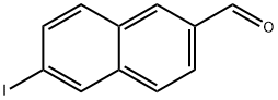 2-Naphthalenecarboxaldehyde, 6-iodo- Structure