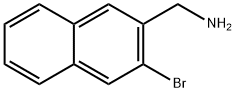 2-(Aminomethyl)-3-bromonaphthalene 구조식 이미지