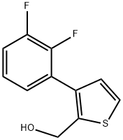 3-(2,3-Difluorophenyl)thiophene-2-methanol Structure