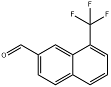 1-(Trifluoromethyl)naphthalene-7-carboxaldehyde Structure