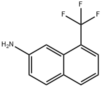 8-(Trifluoromethyl)naphthalen-2-amine 구조식 이미지