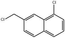 1-Chloro-7-(chloromethyl)naphthalene Structure
