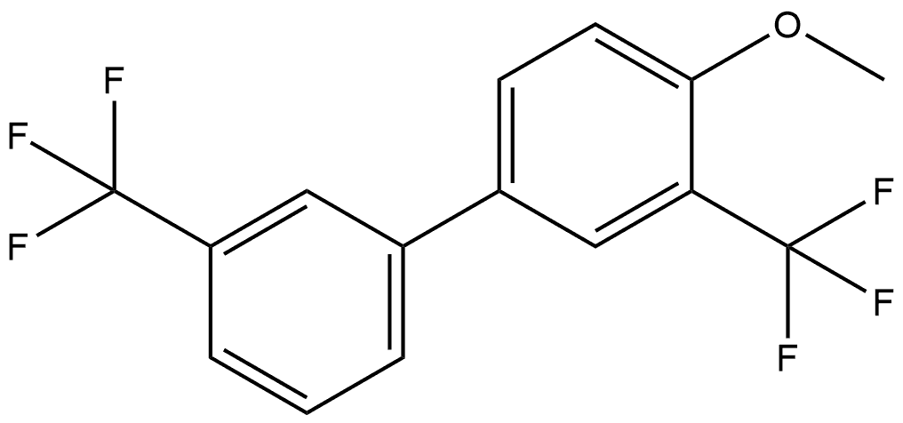 4-Methoxy-3,3'-bis(trifluoromethyl)-1,1'-biphenyl Structure