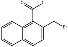 2-(Bromomethyl)naphthalene-1-carbonyl chloride 구조식 이미지