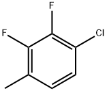 Benzene, 1-chloro-2,3-difluoro-4-methyl- Structure