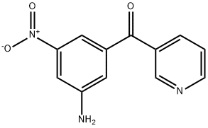 3-(3-Amino-5-nitrobenzoyl)pyridine Structure