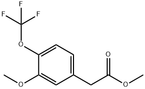 Methyl 3-methoxy-4-(trifluoromethoxy)phenylacetate Structure