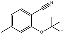 4-methyl-2-(trifluoromethoxy)benzonitrile Structure