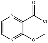 2-Pyrazinecarbonyl chloride, 3-methoxy- Structure