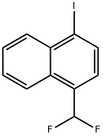 1-(Difluoromethyl)-4-iodonaphthalene Structure