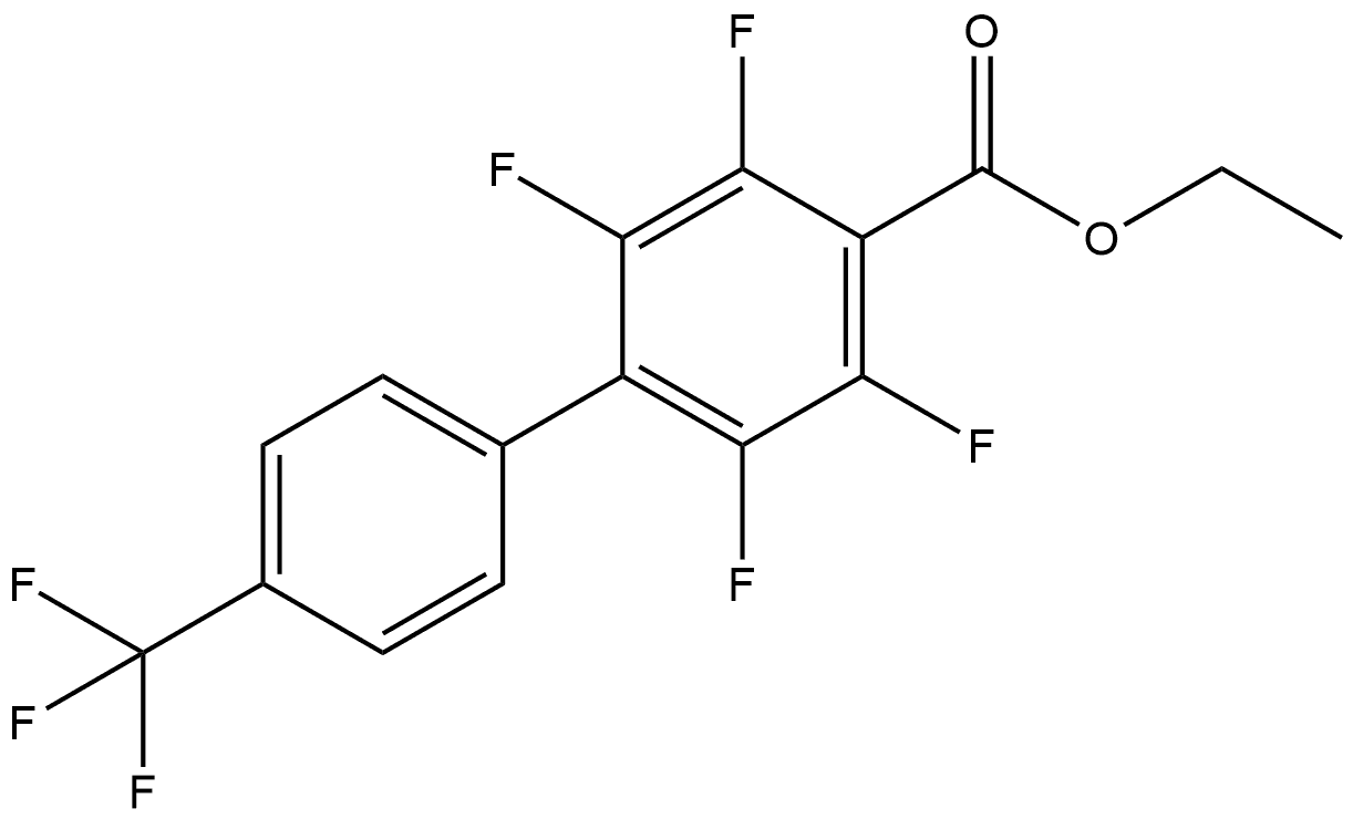 Ethyl 2,3,5,6-tetrafluoro-4'-(trifluoromethyl)[1,1'-biphenyl]-4-carboxylate Structure