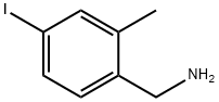 Benzenemethanamine, 4-iodo-2-methyl- 구조식 이미지