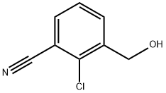 2-Chloro-3-hydroxymethyl-benzonitrile 구조식 이미지