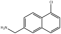 2-(Aminomethyl)-5-chloronaphthalene 구조식 이미지