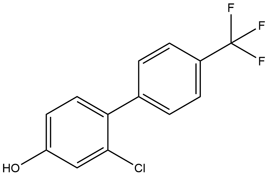 2-Chloro-4′-(trifluoromethyl)[1,1′-biphenyl]-4-ol Structure