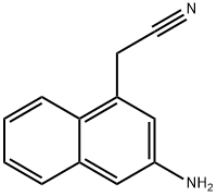 2-(3-Aminonaphthalen-1-yl)acetonitrile 구조식 이미지