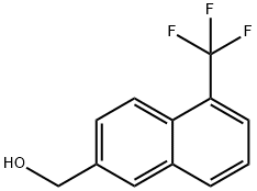 1-(Trifluoromethyl)naphthalene-6-methanol Structure