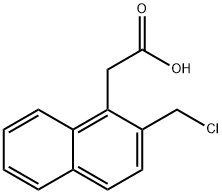 2-(Chloromethyl)naphthalene-1-acetic acid Structure