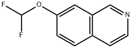 7-(difluoromethoxy)isoquinoline 구조식 이미지