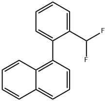 1-(2-(Difluoromethyl)phenyl)naphthalene Structure