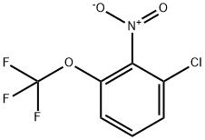 Benzene, 1-chloro-2-nitro-3-(trifluoromethoxy)- Structure