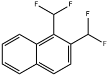 1,2-Bis(difluoromethyl)naphthalene Structure