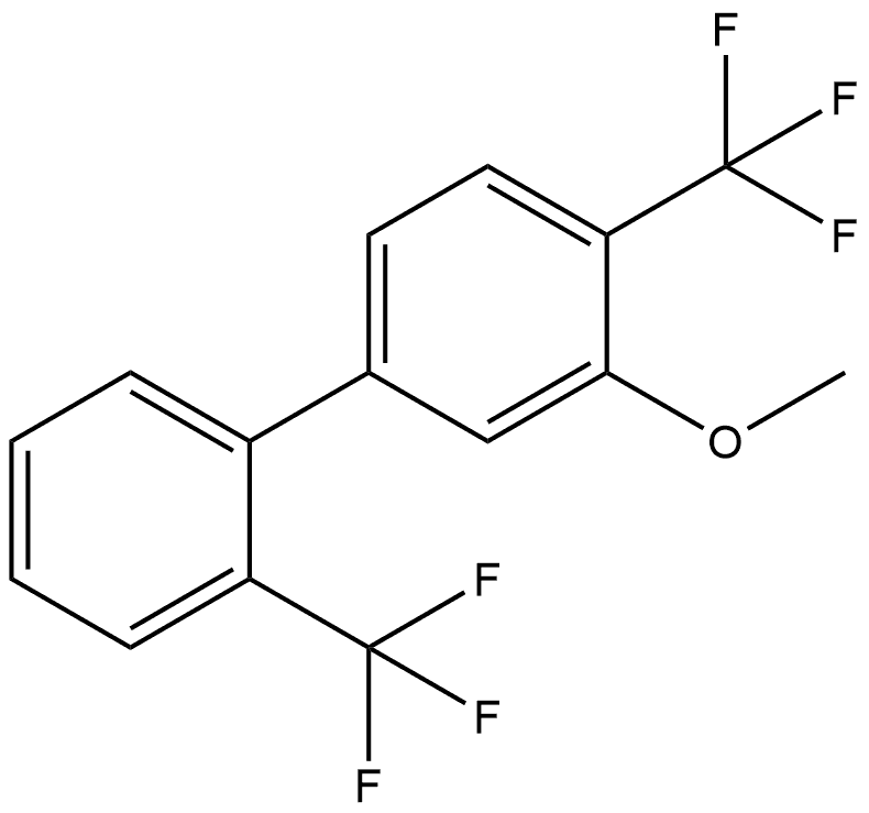 3'-Methoxy-2,4'-bis(trifluoromethyl)-1,1'-biphenyl Structure