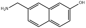 2-(Aminomethyl)-7-hydroxynaphthalene Structure