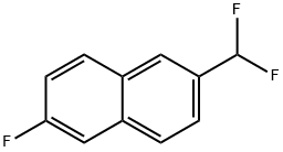 2-(Difluoromethyl)-6-fluoronaphthalene Structure