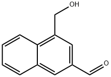 4-(Hydroxymethyl)-2-naphthaldehyde 구조식 이미지