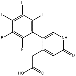 2-Hydroxy-5-(perfluorophenyl)pyridine-4-acetic acid Structure