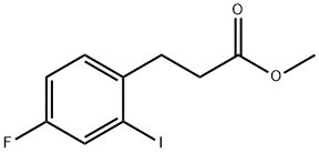 Methyl 3-(4'-fluoro-2'-iodophenyl)propionate Structure