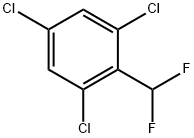 Benzene, 1,3,5-trichloro-2-(difluoromethyl)- Structure