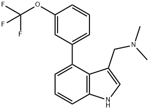 4-(3-(Trifluoromethoxy)phenyl)gramine Structure