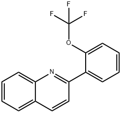 2-(2-(Trifluoromethoxy)phenyl)quinoline Structure