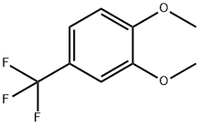 Benzene, 1,2-dimethoxy-4-(trifluoromethyl)- Structure