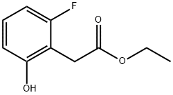 Benzeneacetic acid, 2-fluoro-6-hydroxy-, ethyl ester Structure