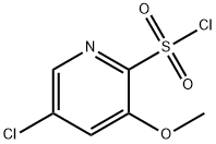 5-Chloro-3-methoxypyridine-2-sulfonyl chloride Structure