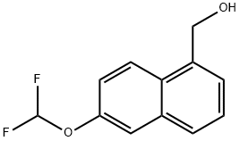 2-(Difluoromethoxy)naphthalene-5-methanol Structure