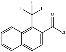 1-(Trifluoromethyl)naphthalene-2-carbonyl chloride Structure