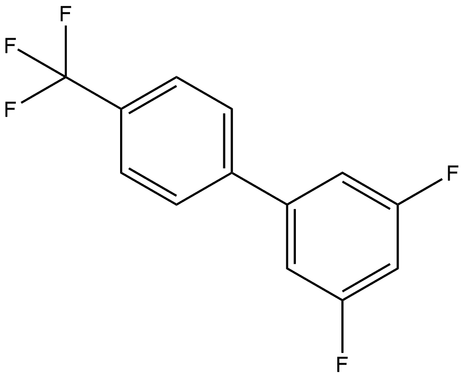 3,5-Difluoro-4'-(trifluoromethyl)-1,1'-biphenyl Structure